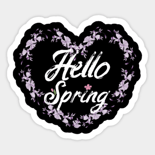 Hello Spring Sticker
